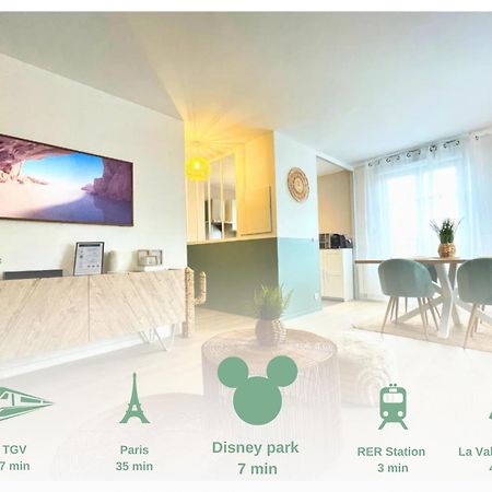 L'Organik Disney 7 Min Gare 5 Min Parking Prive Chessy (Seine-et-Marne) Exterior foto